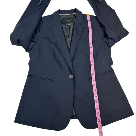 Banana Republic Navy One Button Blazer - Picture 8 of 10